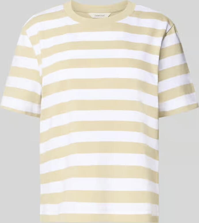 Selected Boxy fit T-shirt van pure Katoen Model 'ESSENTIAL' - Foto 2