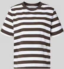 Selected Boxy fit T-shirt van pure Katoen Model 'ESSENTIAL' - Foto 4