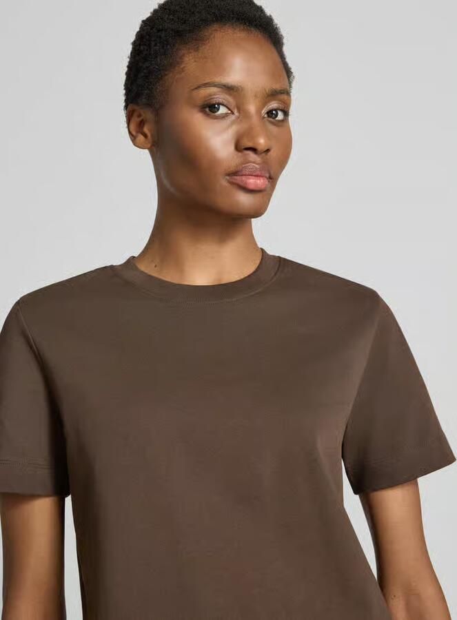 Selected Boxy fit T-shirt van pure Katoen Model 'ESSENTIAL' - Foto 2