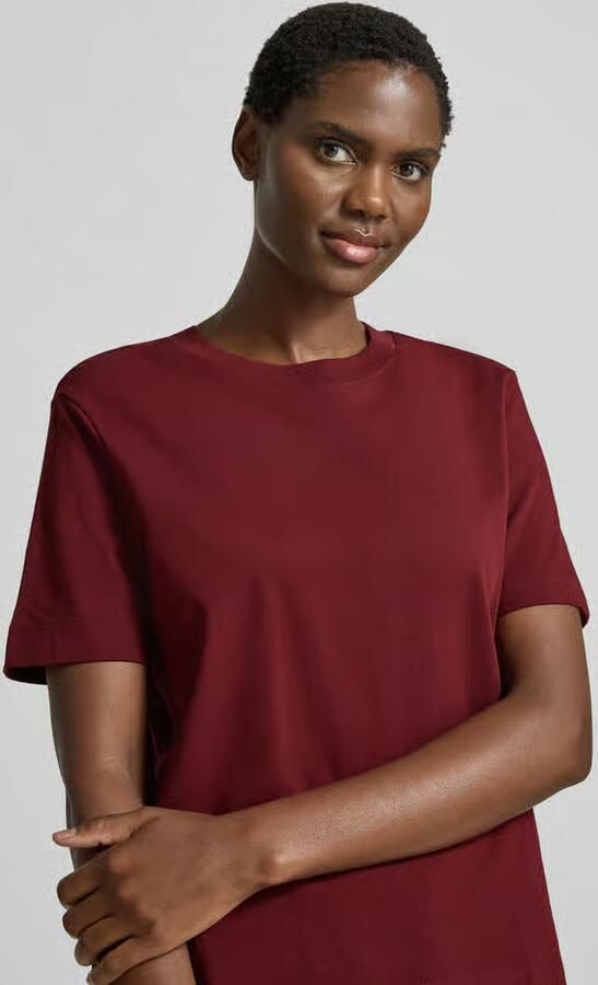 Selected Boxy fit T-shirt van pure Katoen Model 'ESSENTIAL' - Foto 2