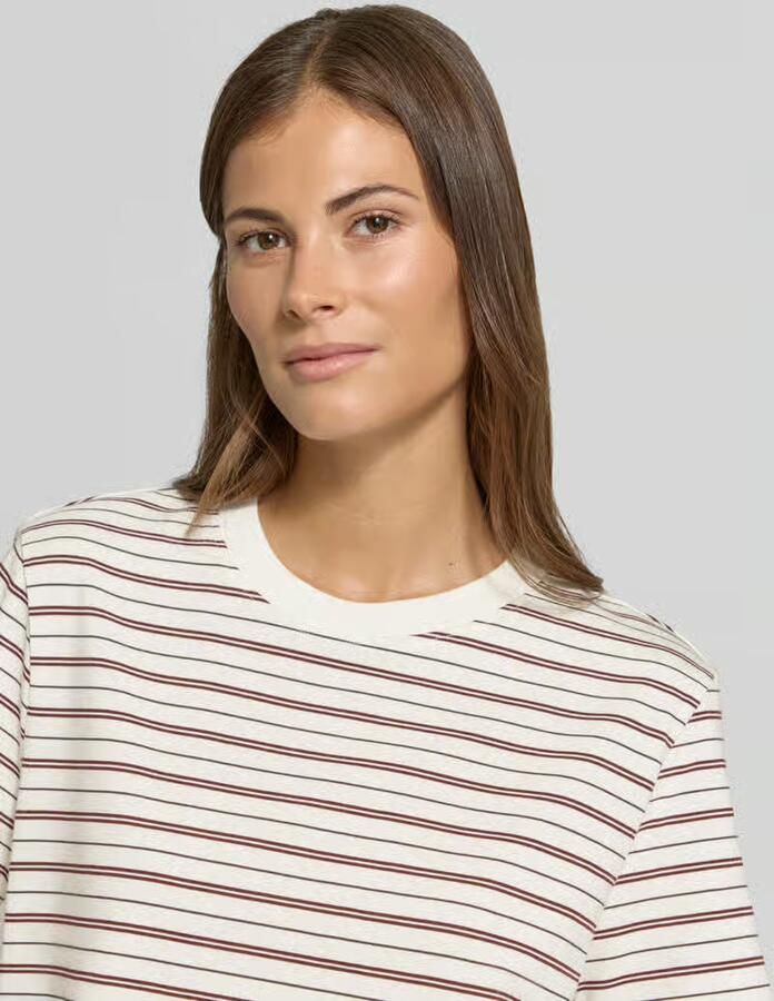 Selected Boxy fit T-shirt van pure Katoen Model 'ESSENTIAL' - Foto 2