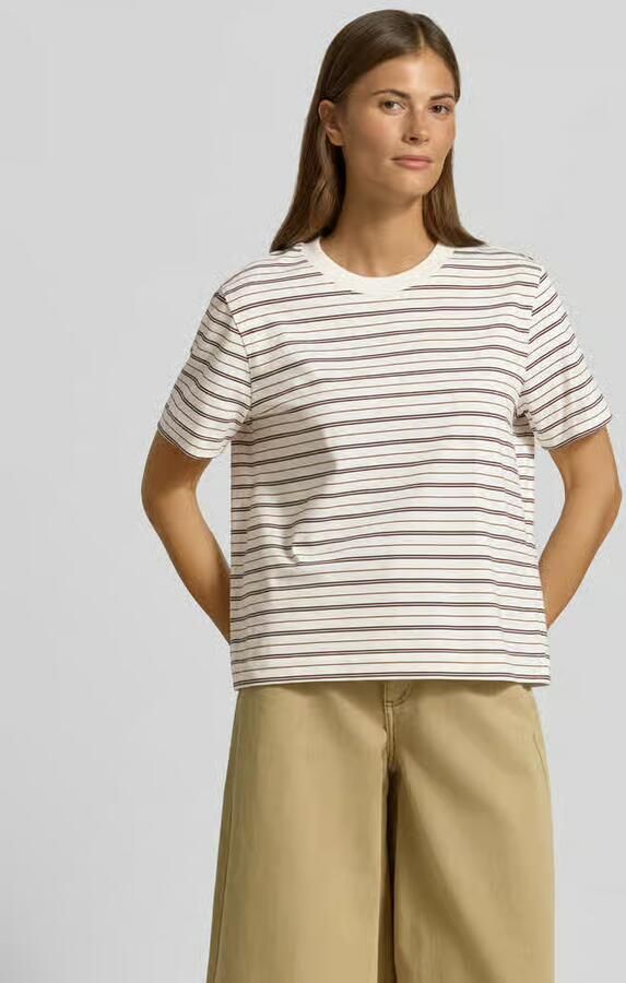 Selected Boxy fit T-shirt van pure Katoen Model 'ESSENTIAL' - Foto 3