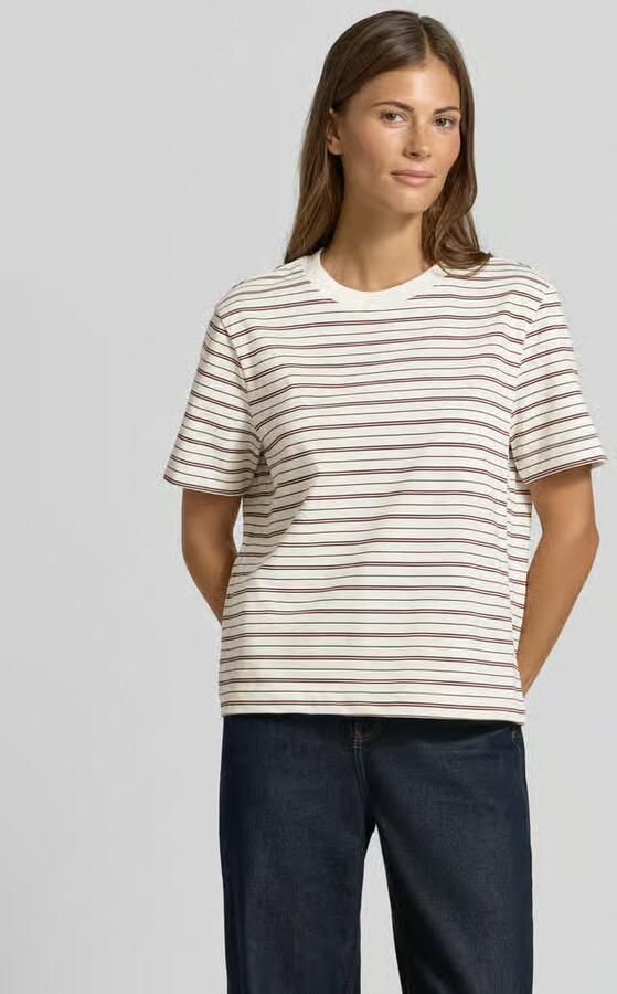 Selected Boxy fit T-shirt van pure Katoen Model 'ESSENTIAL' - Foto 4