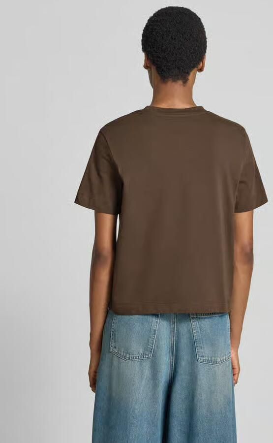 SELECTED WOMEN Dames Tops & T-shirts Slfessential Ss Boxy Tee Bruin - Foto 7
