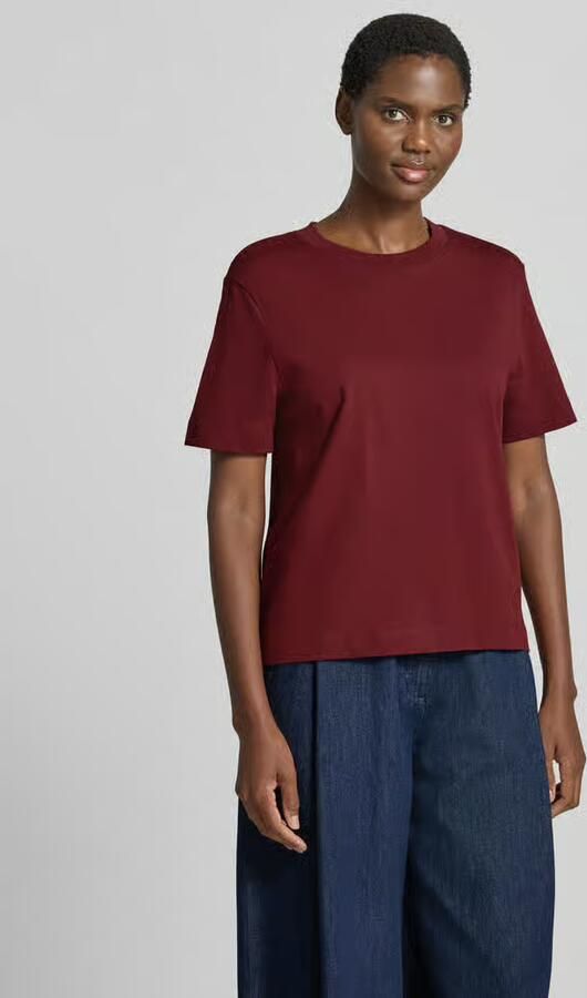 SELECTED WOMEN Dames Tops & T-shirts Slfessential Ss Boxy Tee Bordeaux - Foto 9