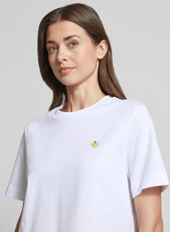 Selected boxy fit T-shirt van puur katoen model 'ELLA'