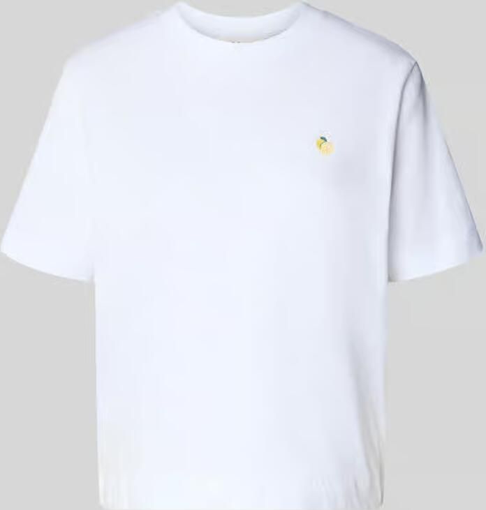 Selected boxy fit T-shirt van puur katoen model 'ELLA' - Foto 2