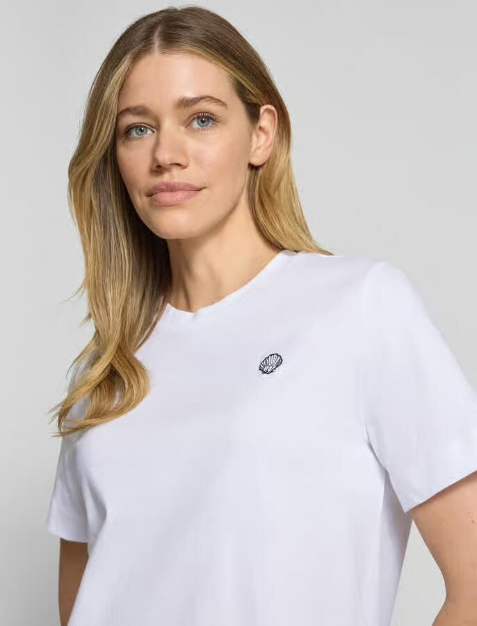 Selected boxy fit T-shirt van puur katoen model 'ELLA'