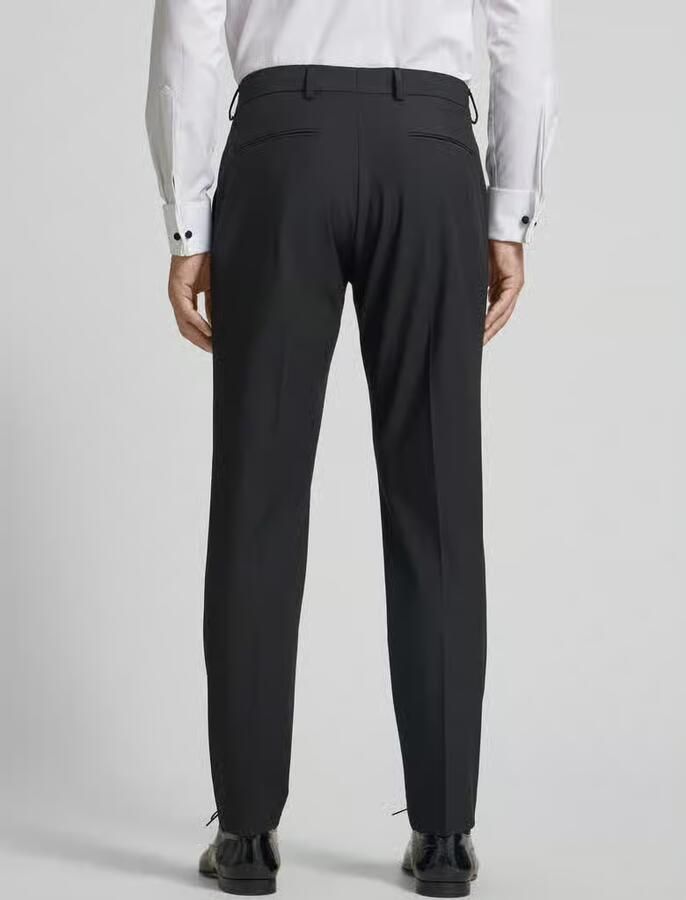 Selected Homme Zwarte elegante broek met verlengde riem Black Heren - Foto 2