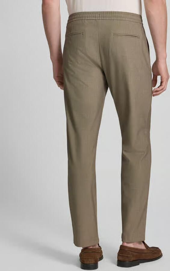 Selected broek met rechte pijpen met viscose model 'ROBERT' - Foto 2