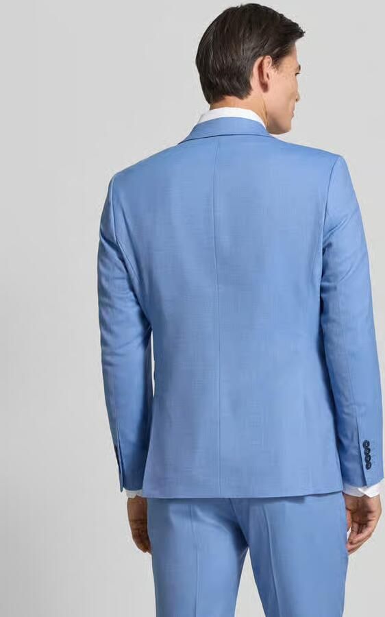 Selected Homme Slim fit 2-knoops colbert met klepzakken model 'NEIL' - Foto 4