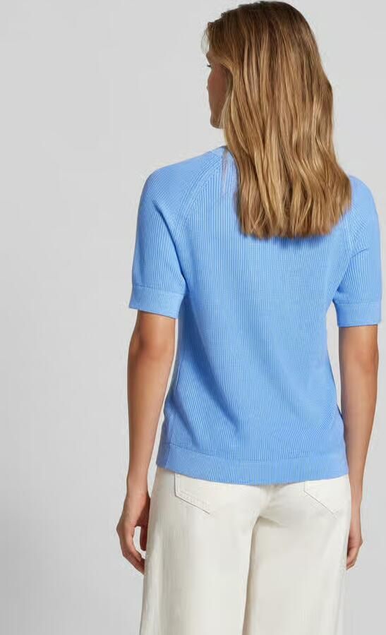 Selected Femme Gebreid shirt met ronde hals model 'SLFELINNA' - Foto 3