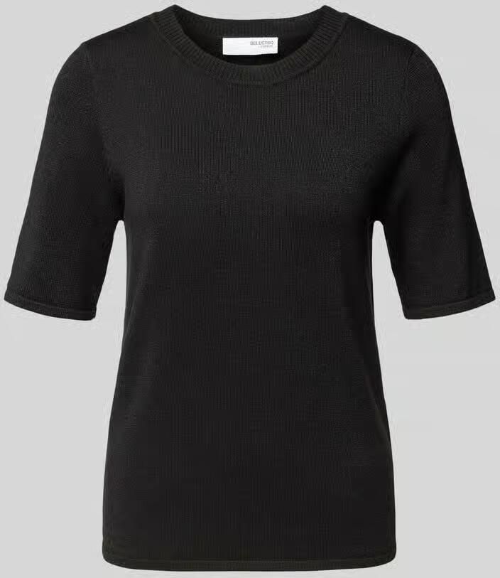 Selected Femme Gebreide pullover met 1 2-mouwen model 'LURA'