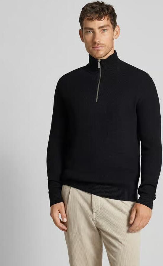 SELECTED HOMME Schipperstrui SLHDANE LS KNIT STRUCTURE HALF ZIP NOOS - Foto 11