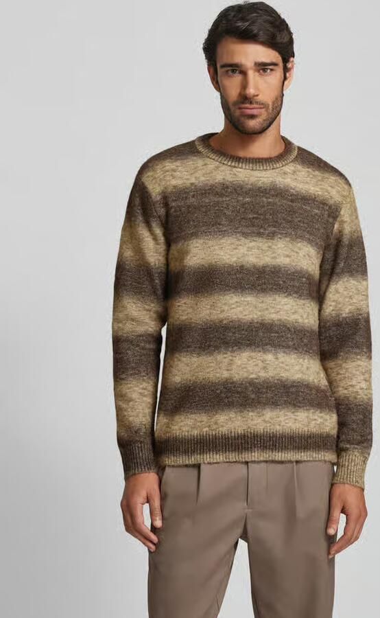 Selected Homme Gebreide pullover met ribboorden model 'RAI' - Foto 2