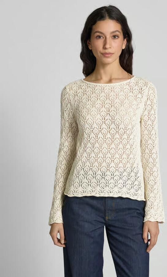 Selected Femme Gebreide pullover met ronde hals model 'NIVA' - Foto 4