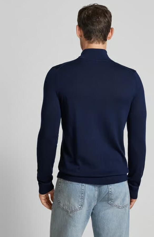 Selected Homme Gebreide pullover van merinowol met schipperskraag model 'TRAY'