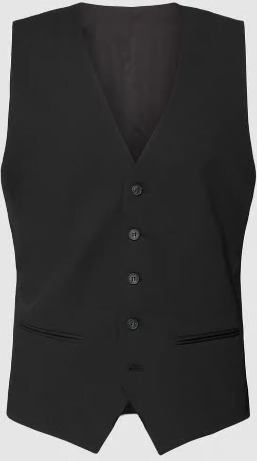 Selected Homme Slim fit gilet met paspelzakken model 'LIAM'
