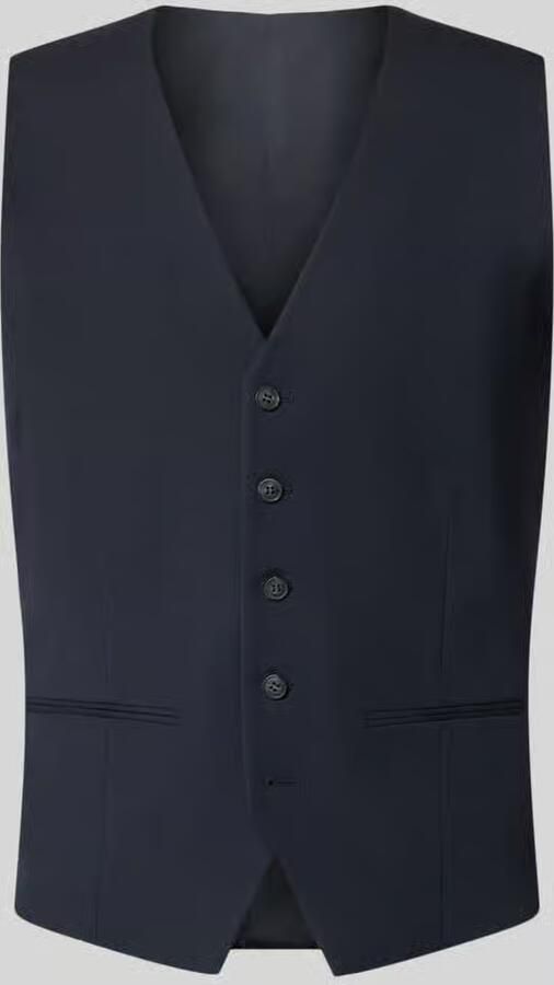 Selected Homme Slim fit gilet met paspelzakken model 'LIAM'