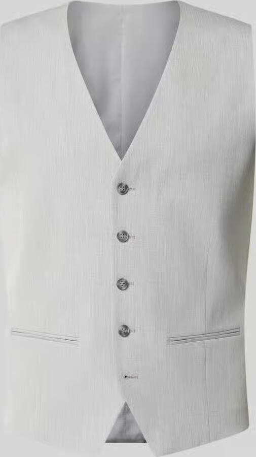 Selected Homme Slim fit gilet met paspelzakken model 'LIAM'