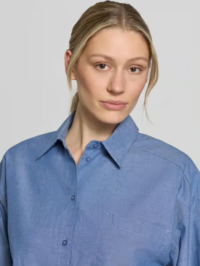 Selected Kort blouse van puur biologisch katoen model 'KIRA-ASTHA'