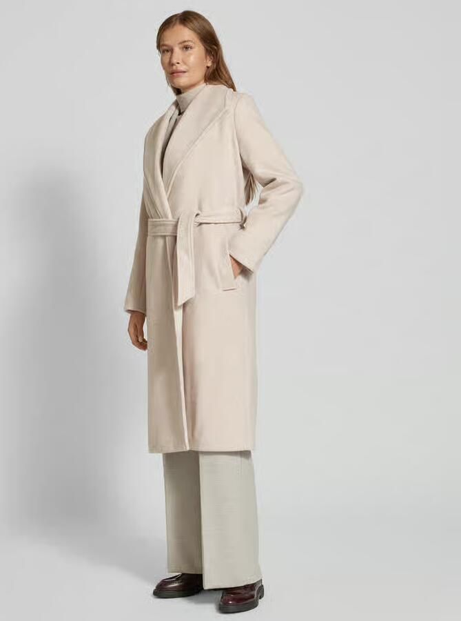 Selected Femme Lange jas met strikceintuur model 'ROSA' - Foto 2