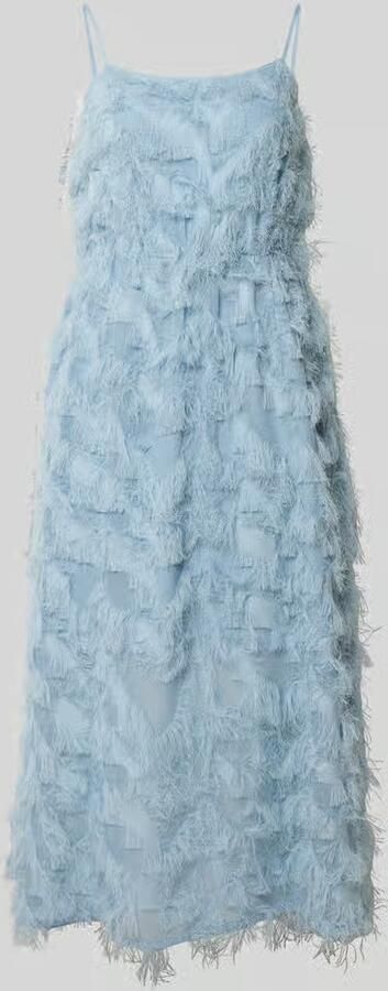 SELECTED WOMEN Dames Jurken Slfmyline Regular Midi Strap Dress Lichtblauw - Foto 6