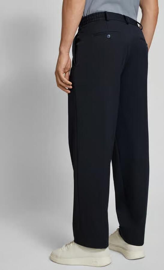 Selected Loose fit bandplooibroek met riemlussen model 'FINN' - Foto 11