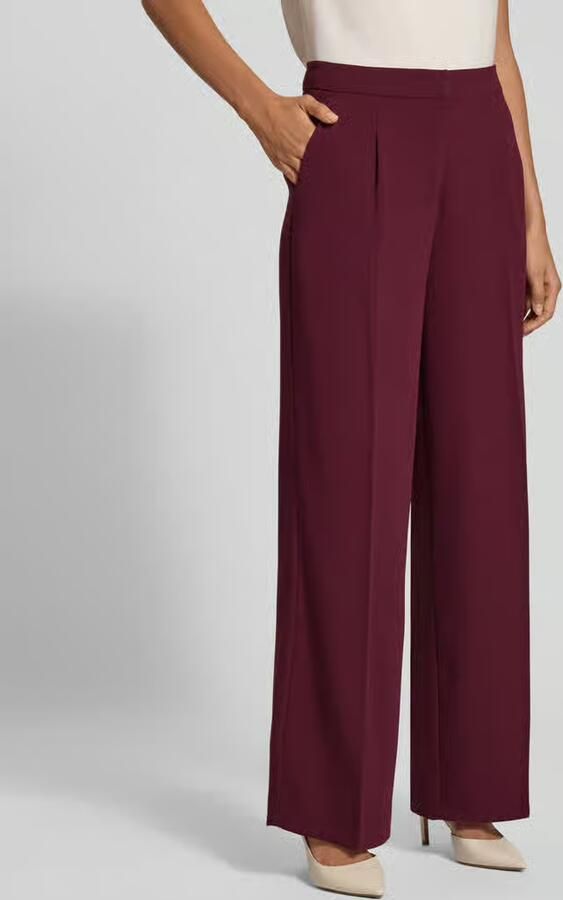 Selected Femme Loose fit bandplooibroek met steekzakken opzij model 'TINNI' - Foto 2