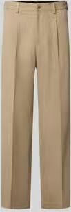 Selected Loose fit bandplooibroek met viscose model '220-LOOSE'