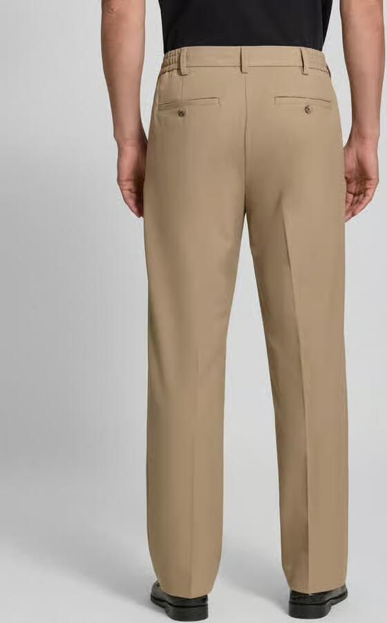 Selected Loose fit bandplooibroek met viscose model '220-LOOSE' - Foto 3
