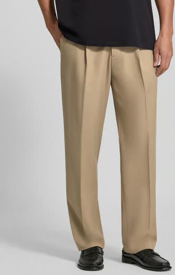 Selected Loose fit bandplooibroek met viscose model '220-LOOSE' - Foto 2