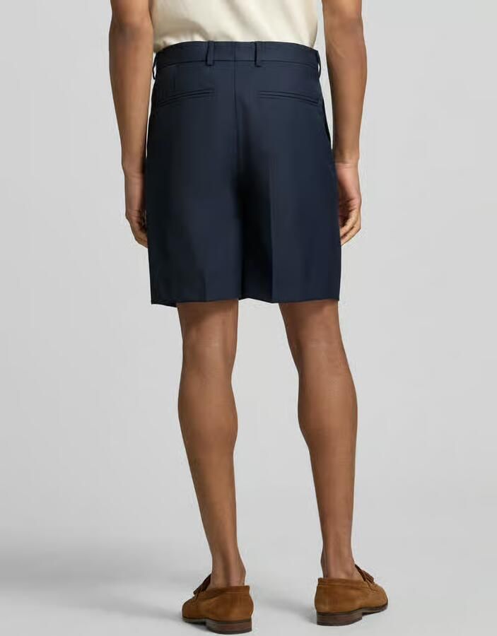Selected Homme loose fit bermuda's met wol model 'OTTO'