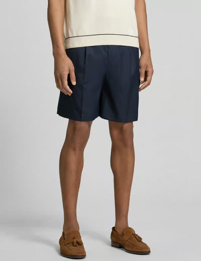 Selected loose fit bermuda's met wol model 'OTTO' - Foto 3
