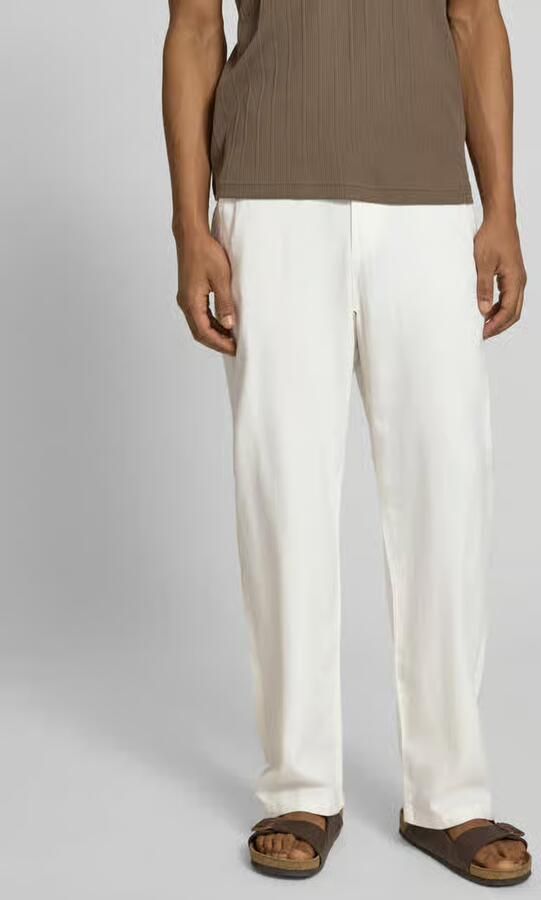 Selected loose fit broek van mix van katoen en linnen model 'BRODY' - Foto 5