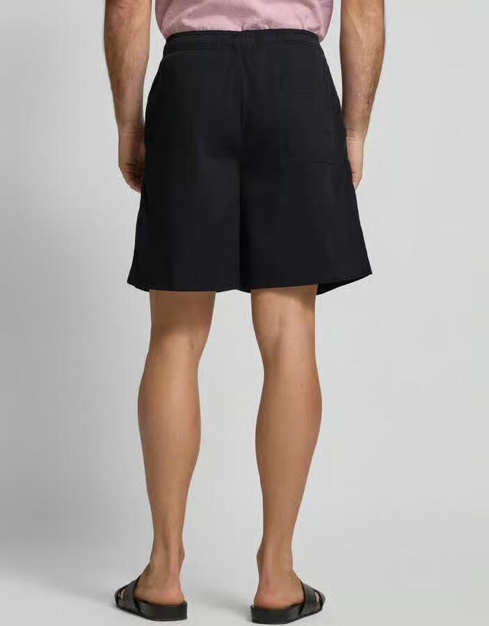 Selected Homme Loose fit korte broek met elastische band model 'THAIS SUMMER'