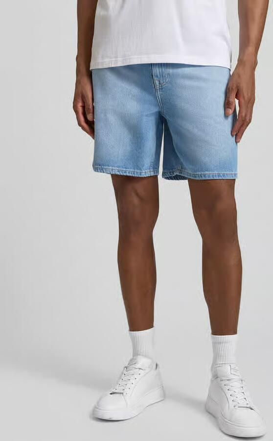 Selected Homme loose fit korte jeans van mix van katoen en lyocell model 'ALEX' - Foto 4