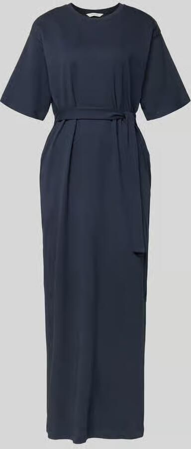 Selected loose fit maxi-jurk van puur katoen model ' ESSENTIAL' - Foto 4