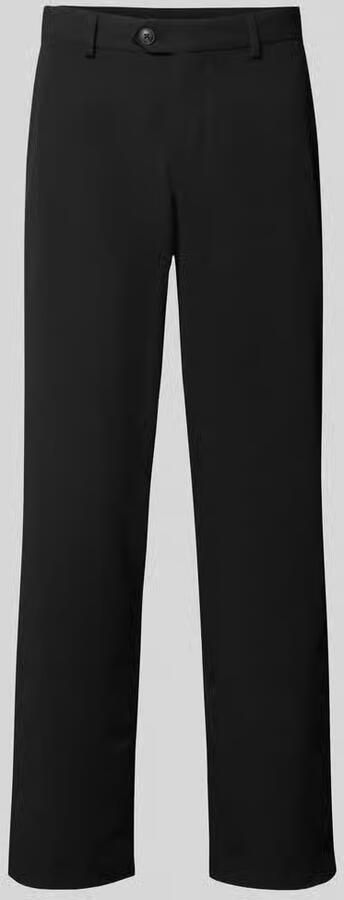 Selected Loose fit pantalon met riemlussen model 'LOOSE-LIAM' - Foto 3