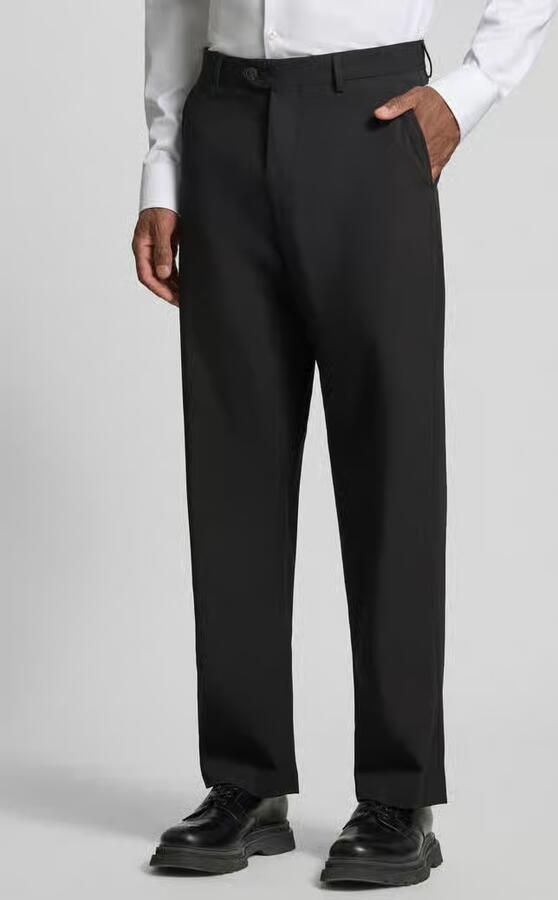Selected Loose fit pantalon met riemlussen model 'LOOSE-LIAM' - Foto 6