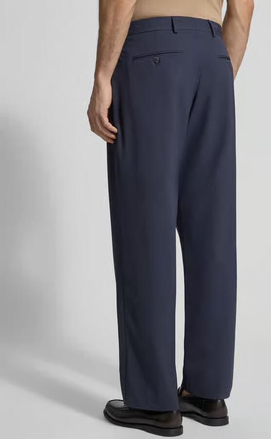 Selected Loose fit pantalon met riemlussen model 'LOOSE-LIAM' - Foto 2
