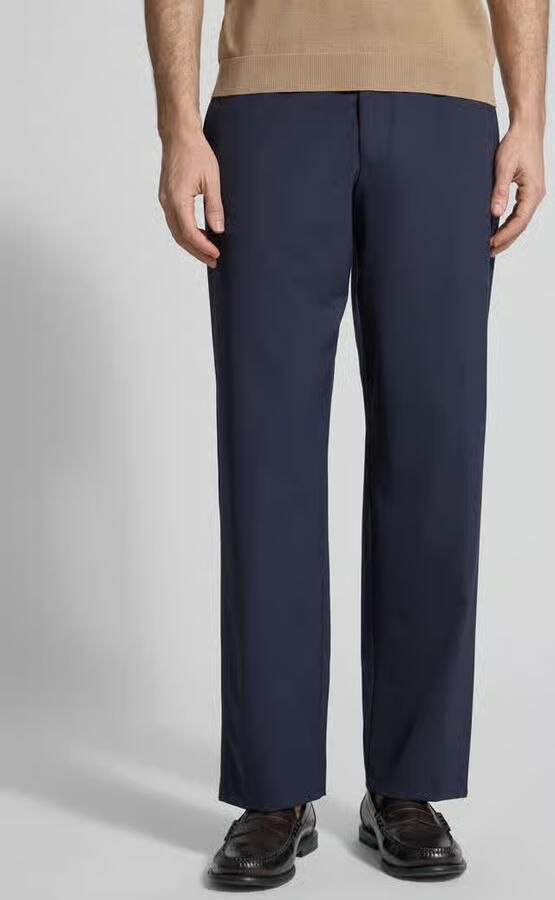 Selected Loose fit pantalon met riemlussen model 'LOOSE-LIAM' - Foto 3
