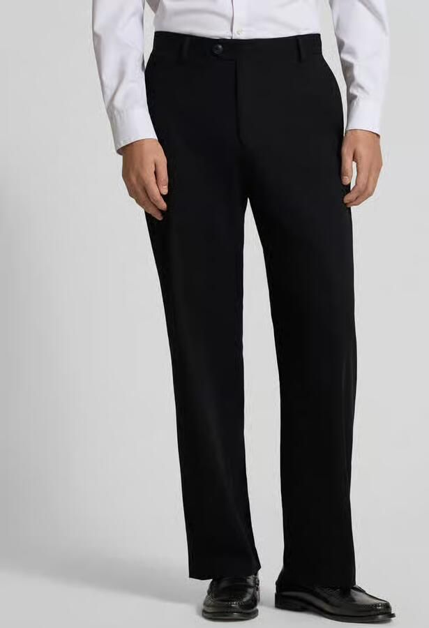 Selected Loose fit pantalon met riemlussen model 'LOOSE-LIAM' - Foto 4