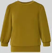 Selected Women oversized sweater met plooien groen - Foto 4