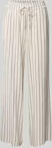 Selected loose fit wijdte broek van mix van viscose en linnen model 'VIVA-GULIA'