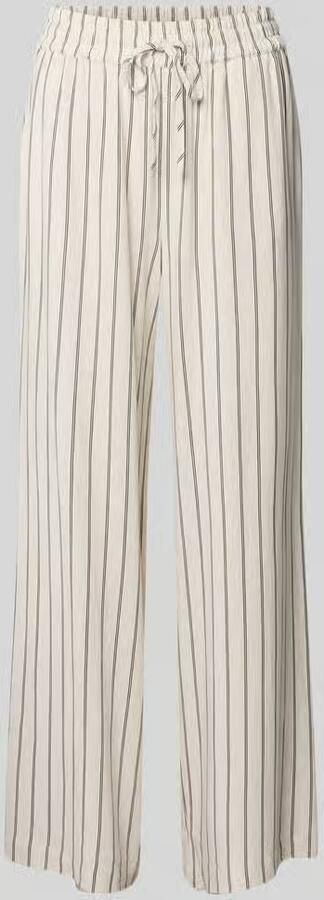 Selected loose fit wijdte broek van mix van viscose en linnen model 'VIVA-GULIA' - Foto 2
