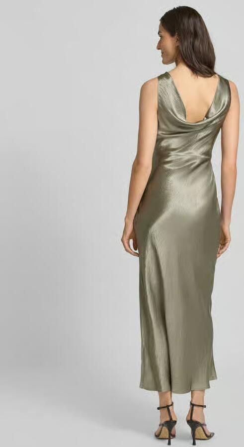 Selected Femme Maxi-jurk met cascadehals model 'SELENE'