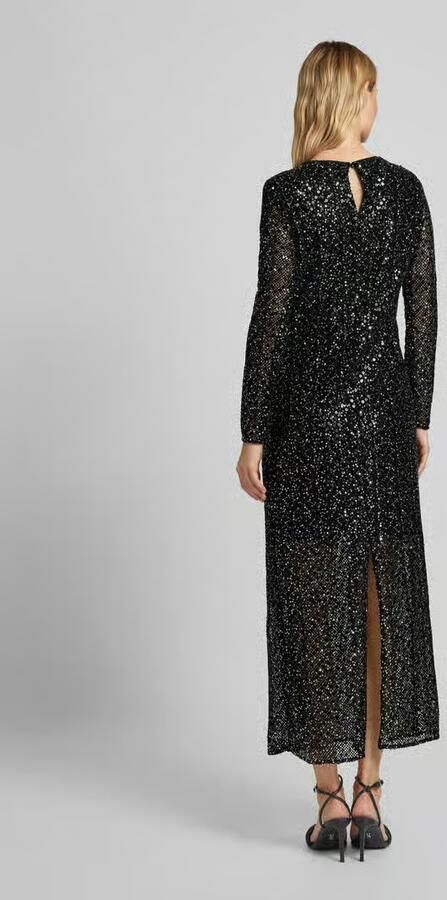 Selected Femme Maxi-jurk met pailletten model 'NOEL' - Foto 3