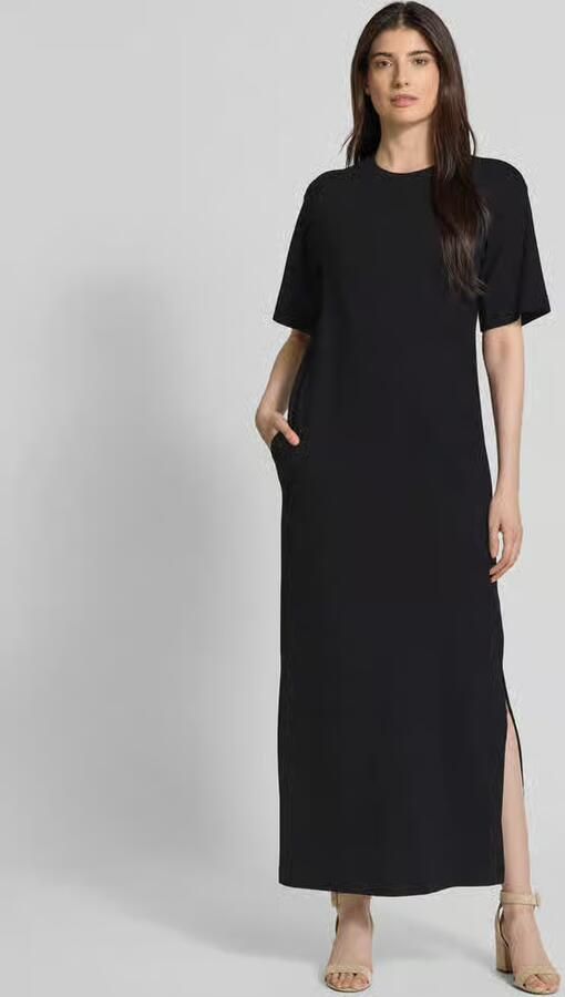 SELECTED WOMEN Dames Jurken Slfessential Ss Pocket Ankle Dress Zwart - Foto 6