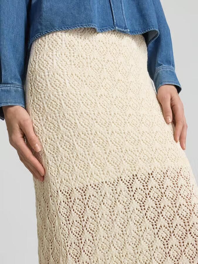 Selected Femme Maxirok met elastische band model 'NIVA'